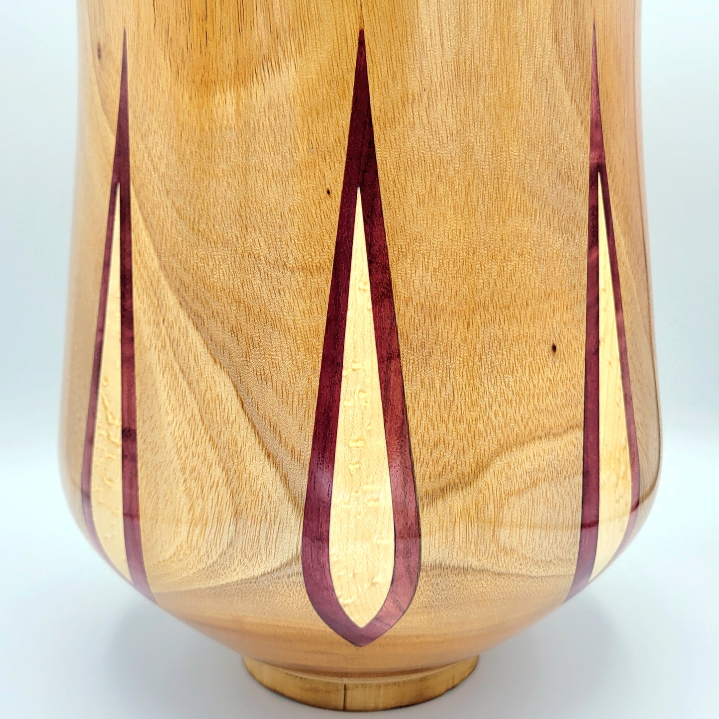 7″ Mahogany, Purpleheart, Birdseye Maple, low G – C#