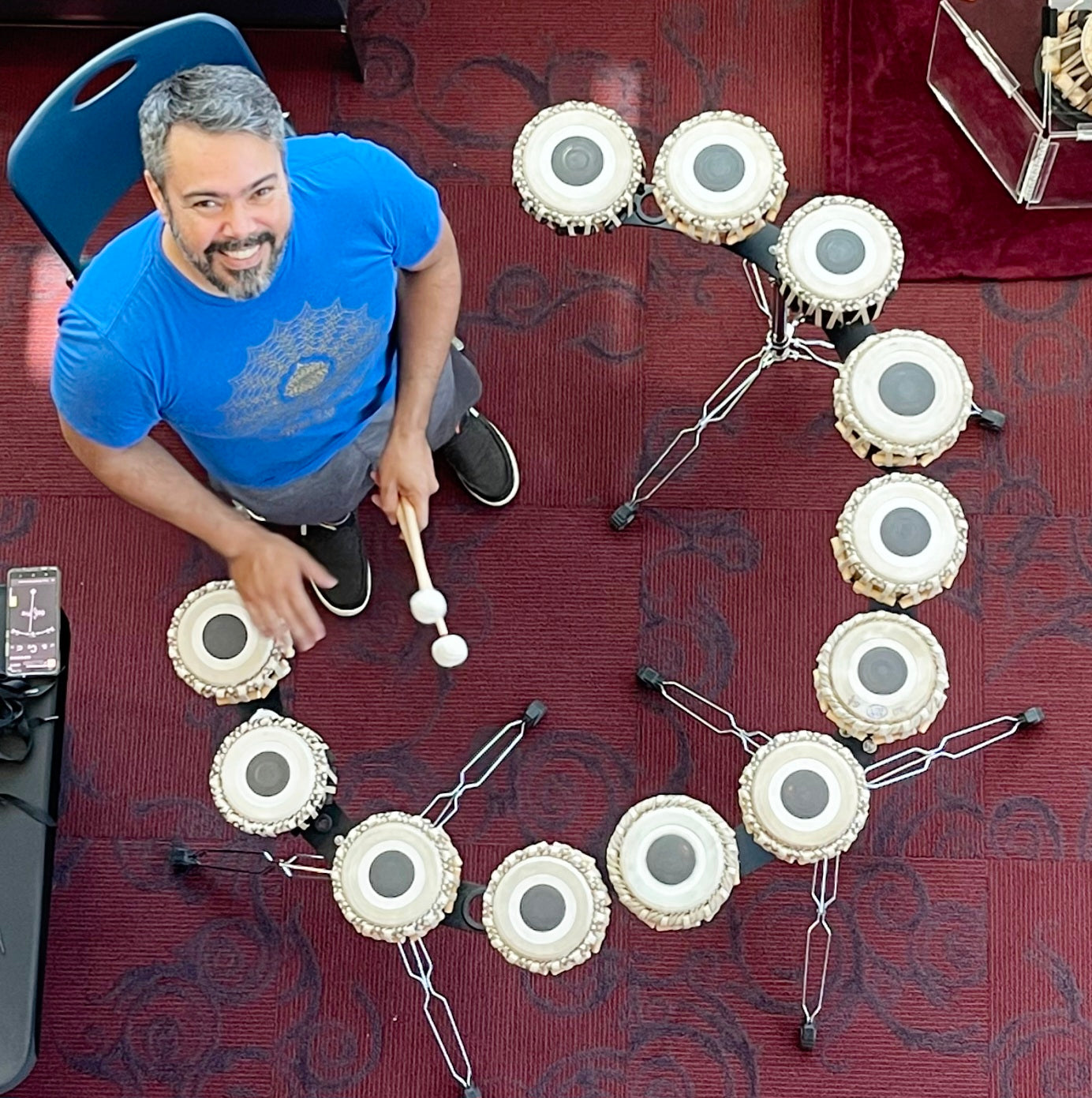 12 Piece Portable Tabla Tarang